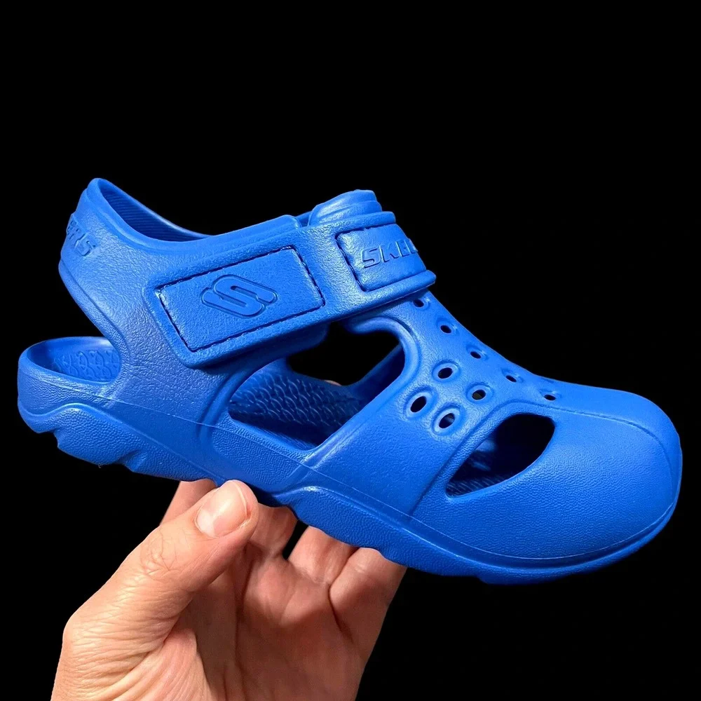 Skechers Little Boys Foamies Fisherman Sandals Size 13‎ Royal Blue Closed Toe